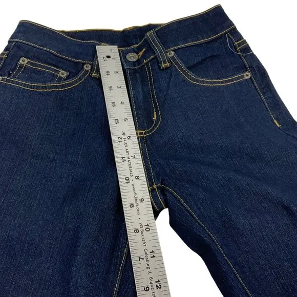 Carmar Shorts Womens Sz 23 Dark Denim Bermuda Stretch Mid Cut Raw Hem $219 Nwt