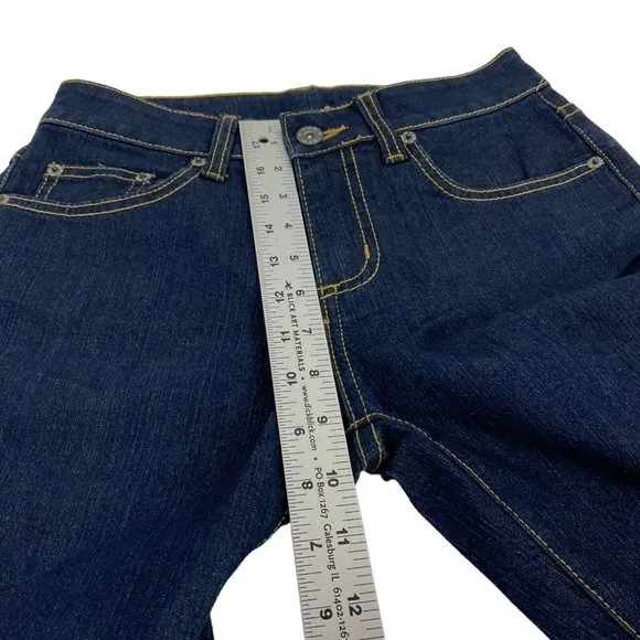 Carmar Shorts Womens Sz 25 Dark Denim Bermuda Stretch Mid Cut Raw Hem $219 Nwt