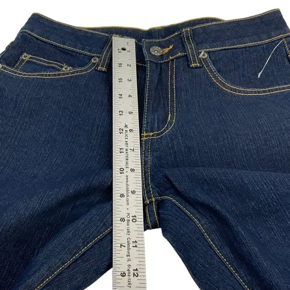 Carmar Shorts Womens Sz 26 Dark Denim Bermuda Stretch Mid Cut Raw Hem $219 Nwt