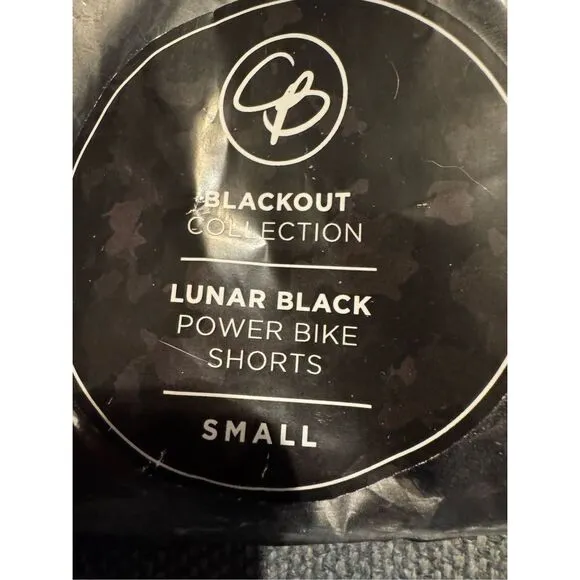 Celestial Bodiez NWT Power Bike Shorts in 'Lunar Black’ Size Small