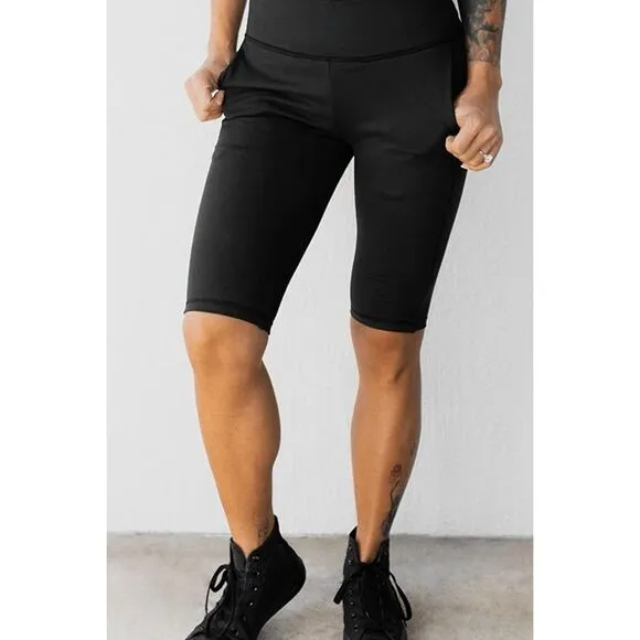 Celestial Bodiez NWT Power Bike Shorts in 'Lunar Black’ Size Small