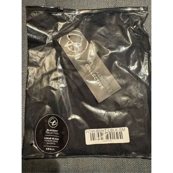 Celestial Bodiez NWT Power Bike Shorts in 'Lunar Black’ Size Small