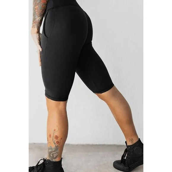 Celestial Bodiez NWT Power Bike Shorts in 'Lunar Black’ Size Small