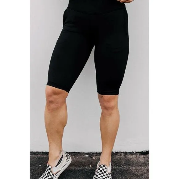 Celestial Bodiez NWT Power Bike Shorts in 'Lunar Black’ Size Small