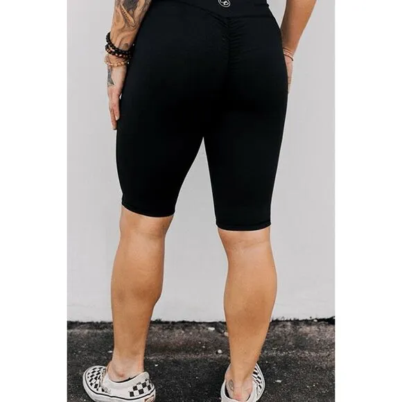 Celestial Bodiez NWT Power Bike Shorts in 'Lunar Black’ Size Small