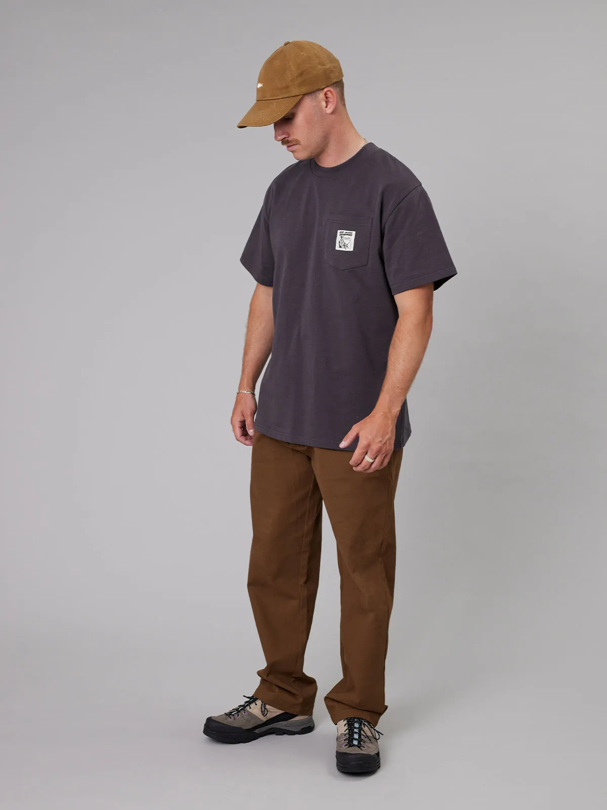 CHARTER PANTS - BROWN