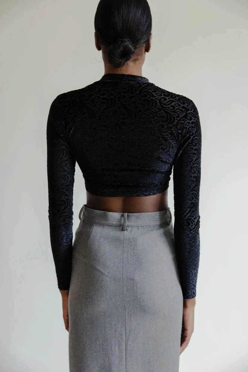 chemise crop patti