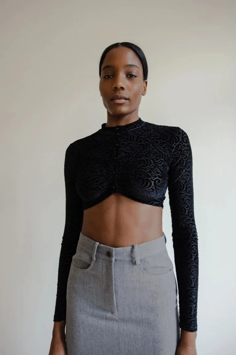 chemise crop patti