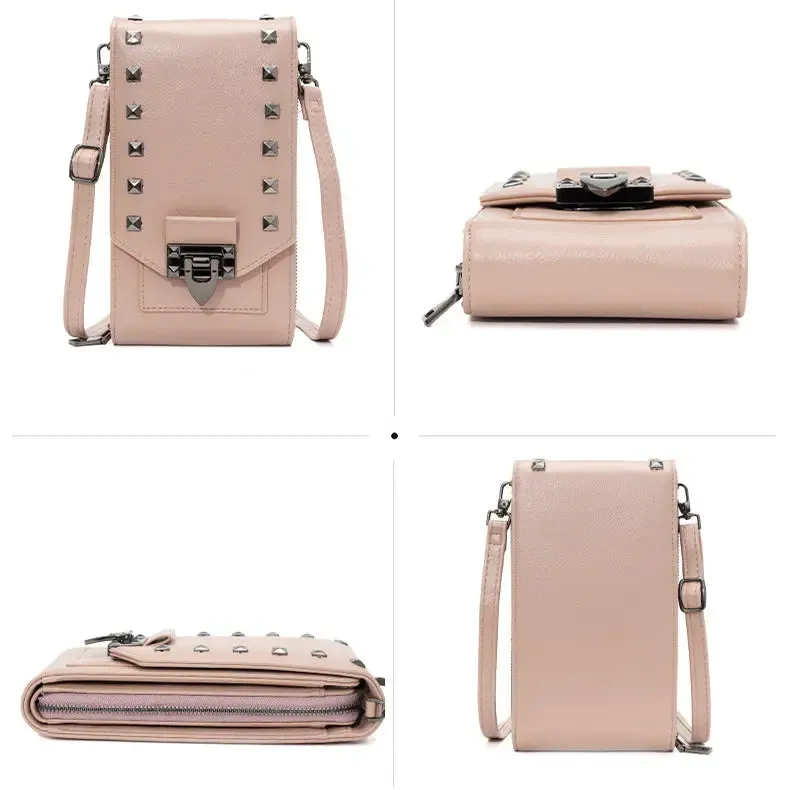 Chic Rivet Design Shoulder Bag