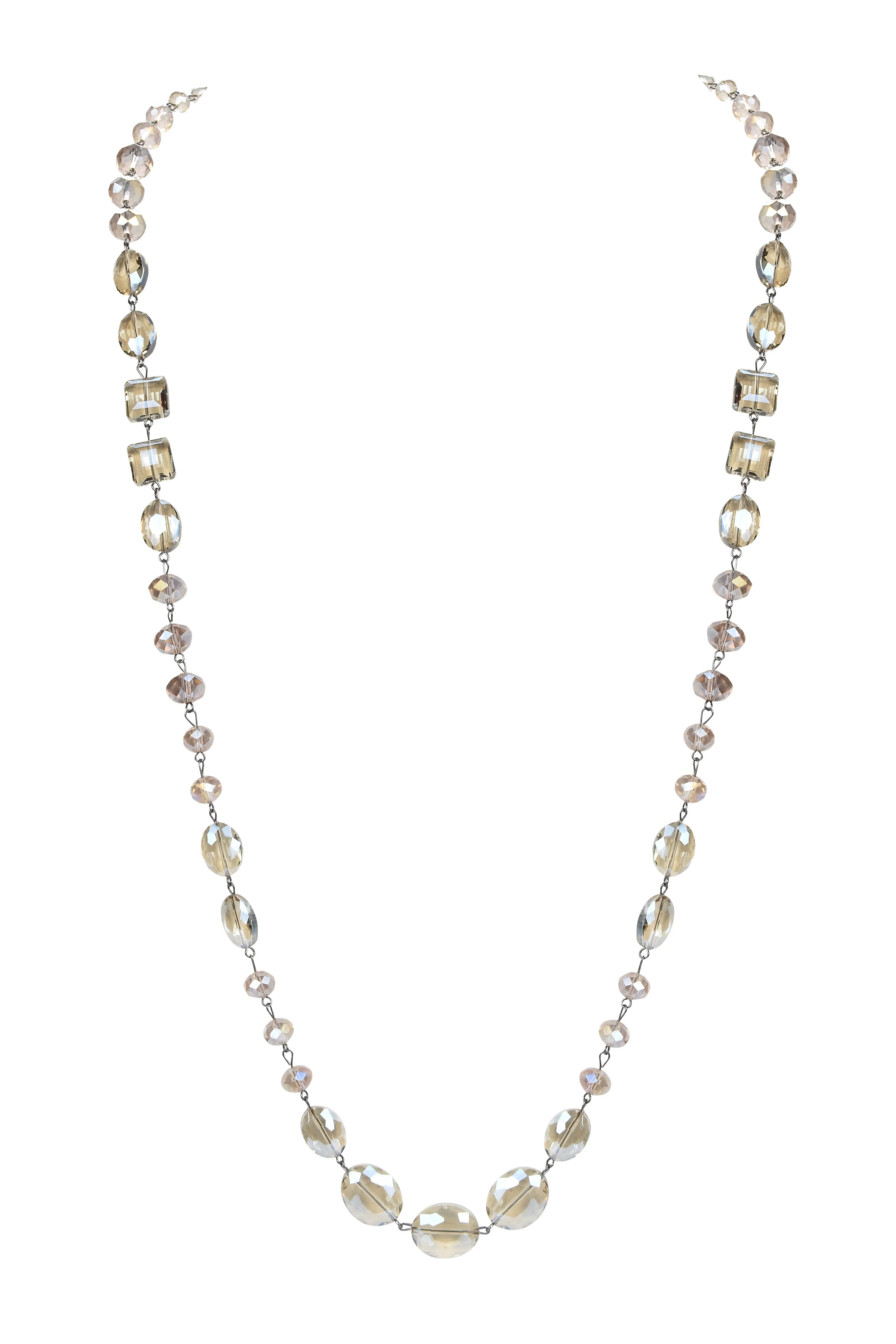 Classic Chandalier Crystal Long Necklaces N1130