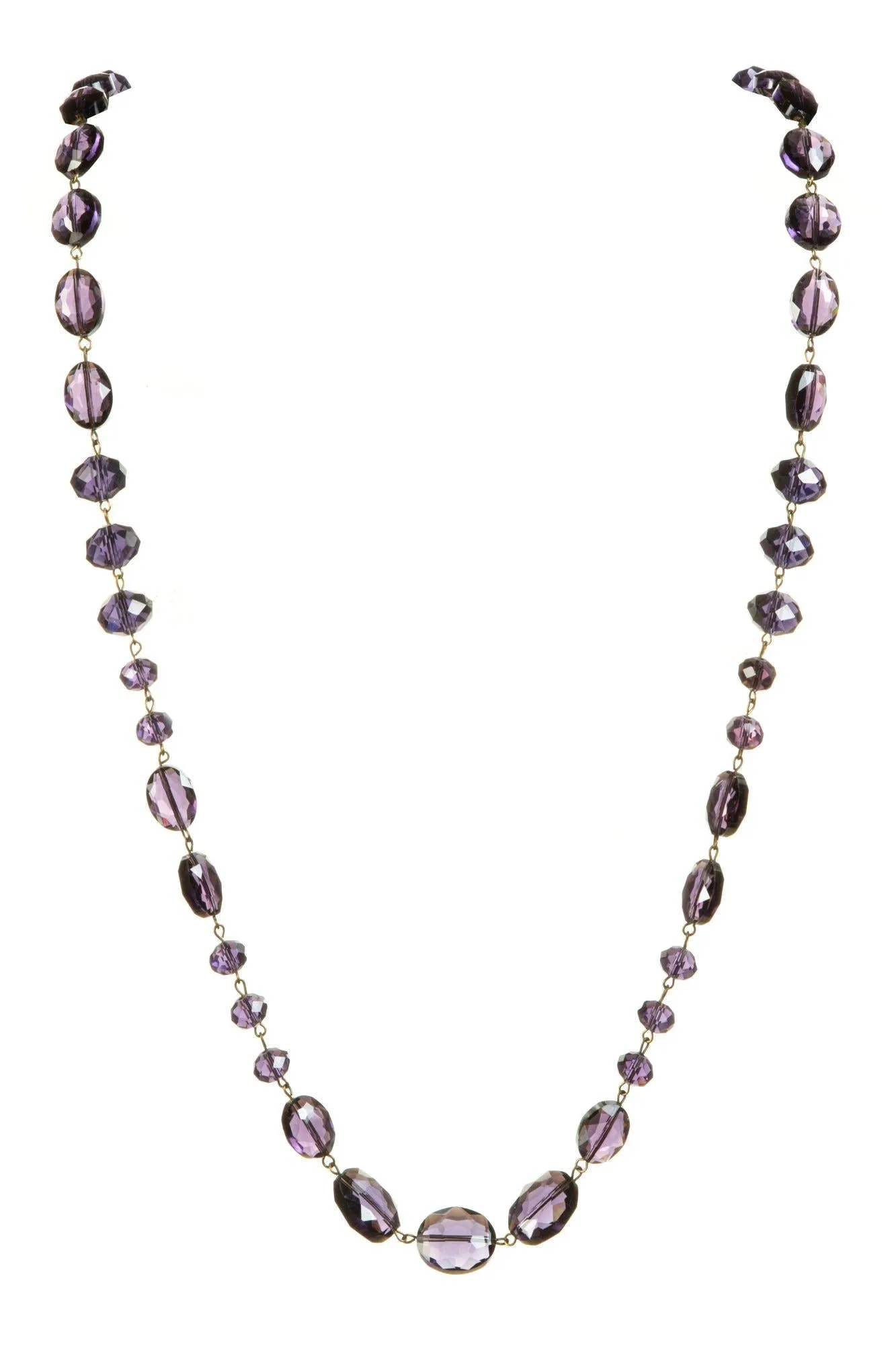 Classic Chandalier Crystal Long Necklaces N1130