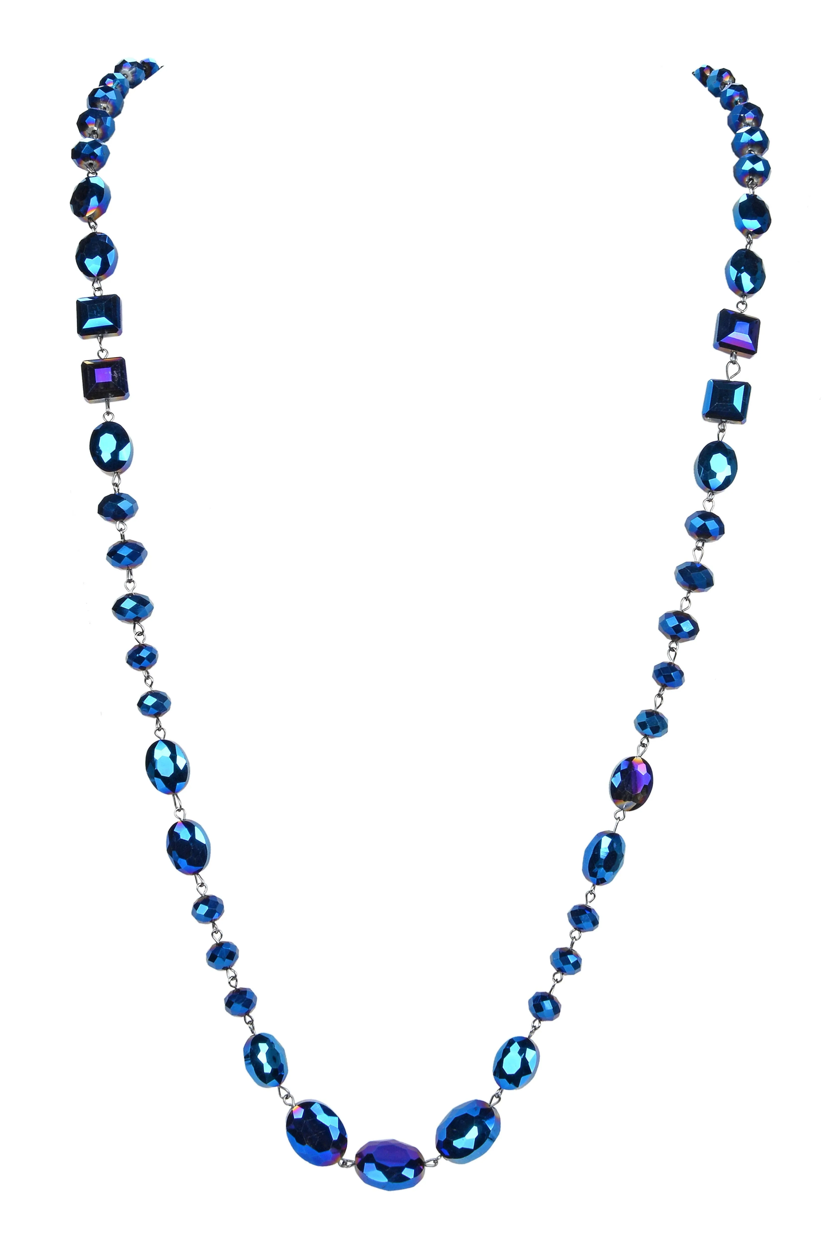 Classic Chandalier Crystal Long Necklaces N1130
