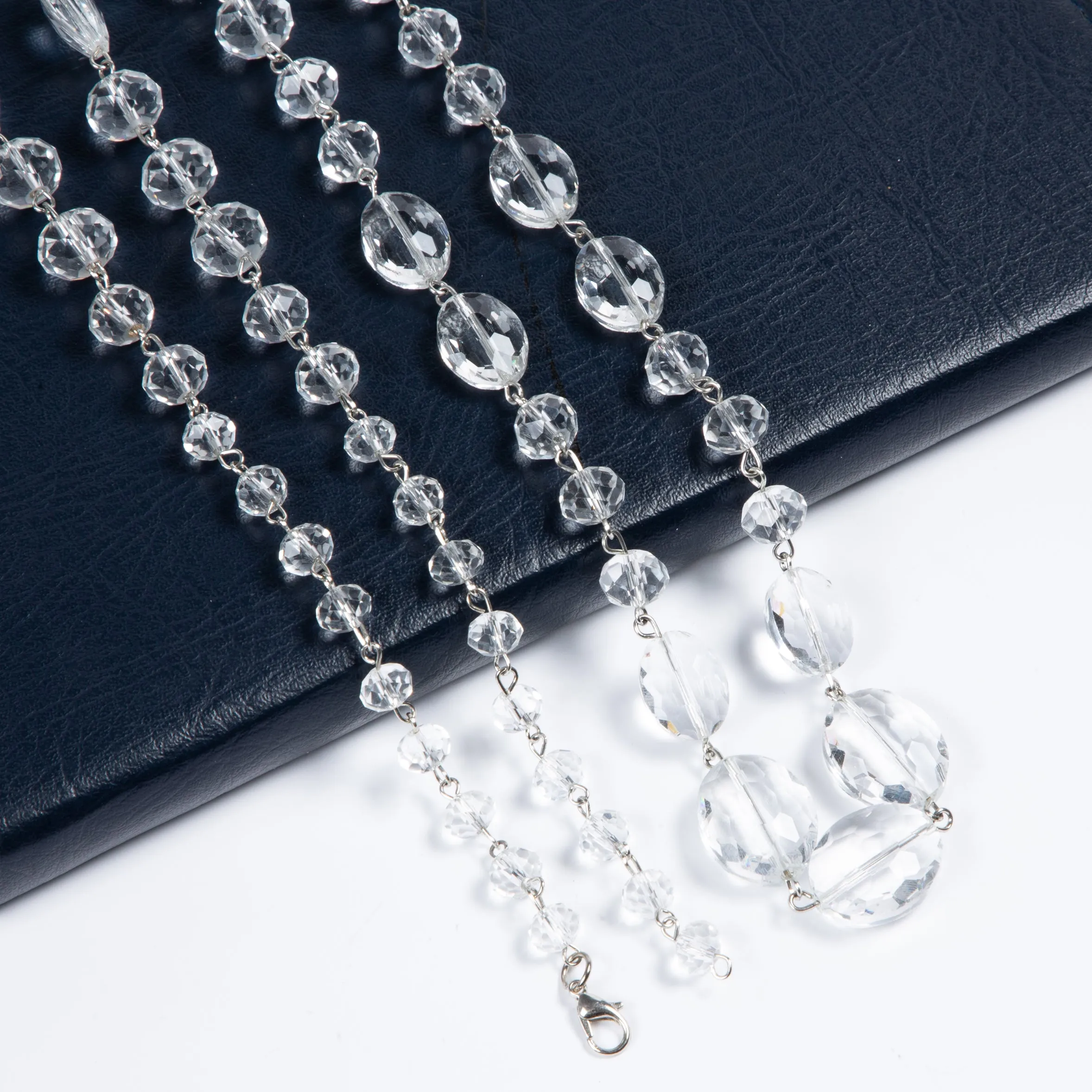 Classic Chandalier Crystal Long Necklaces N1130