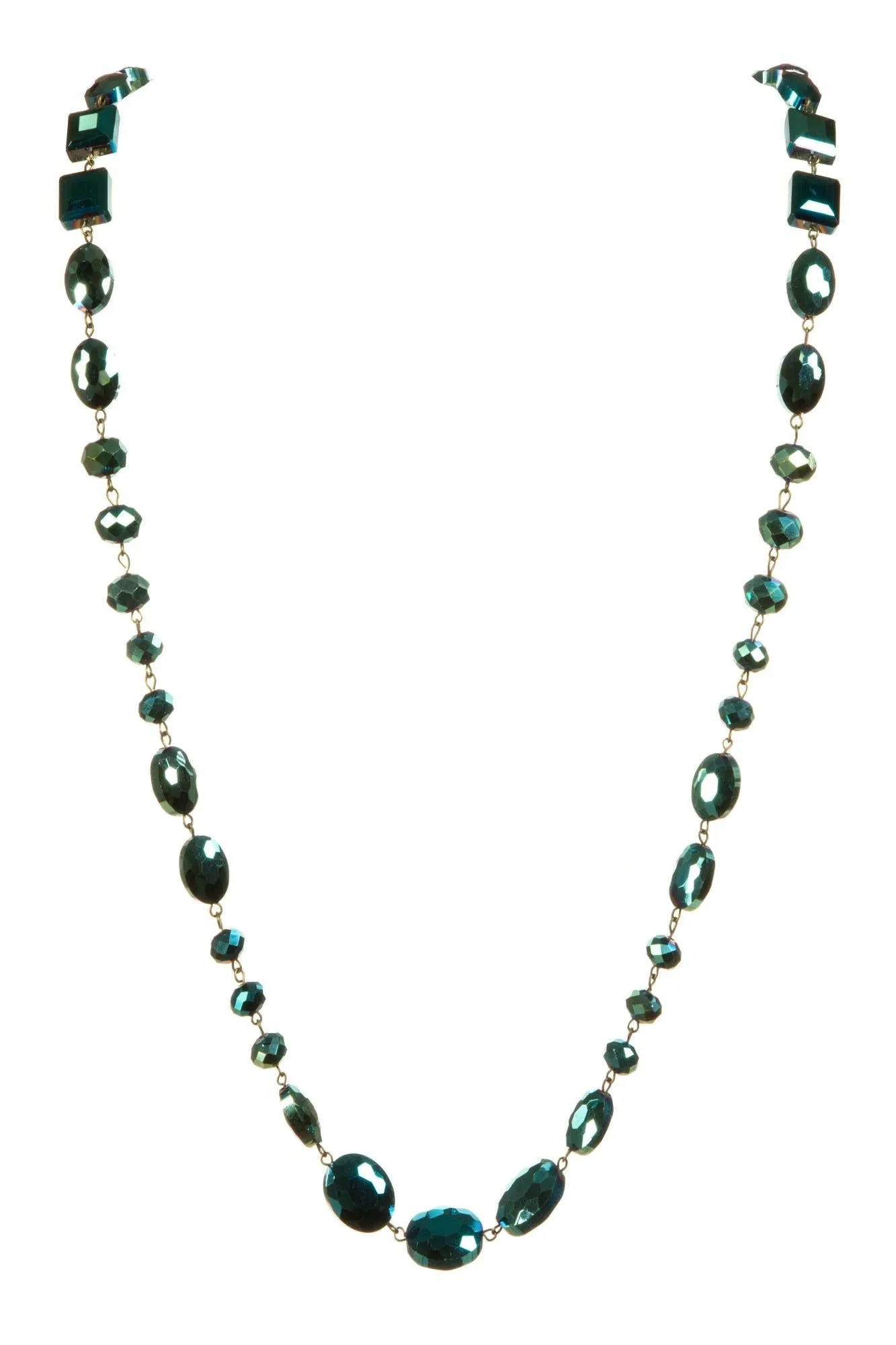 Classic Chandalier Crystal Long Necklaces N1130