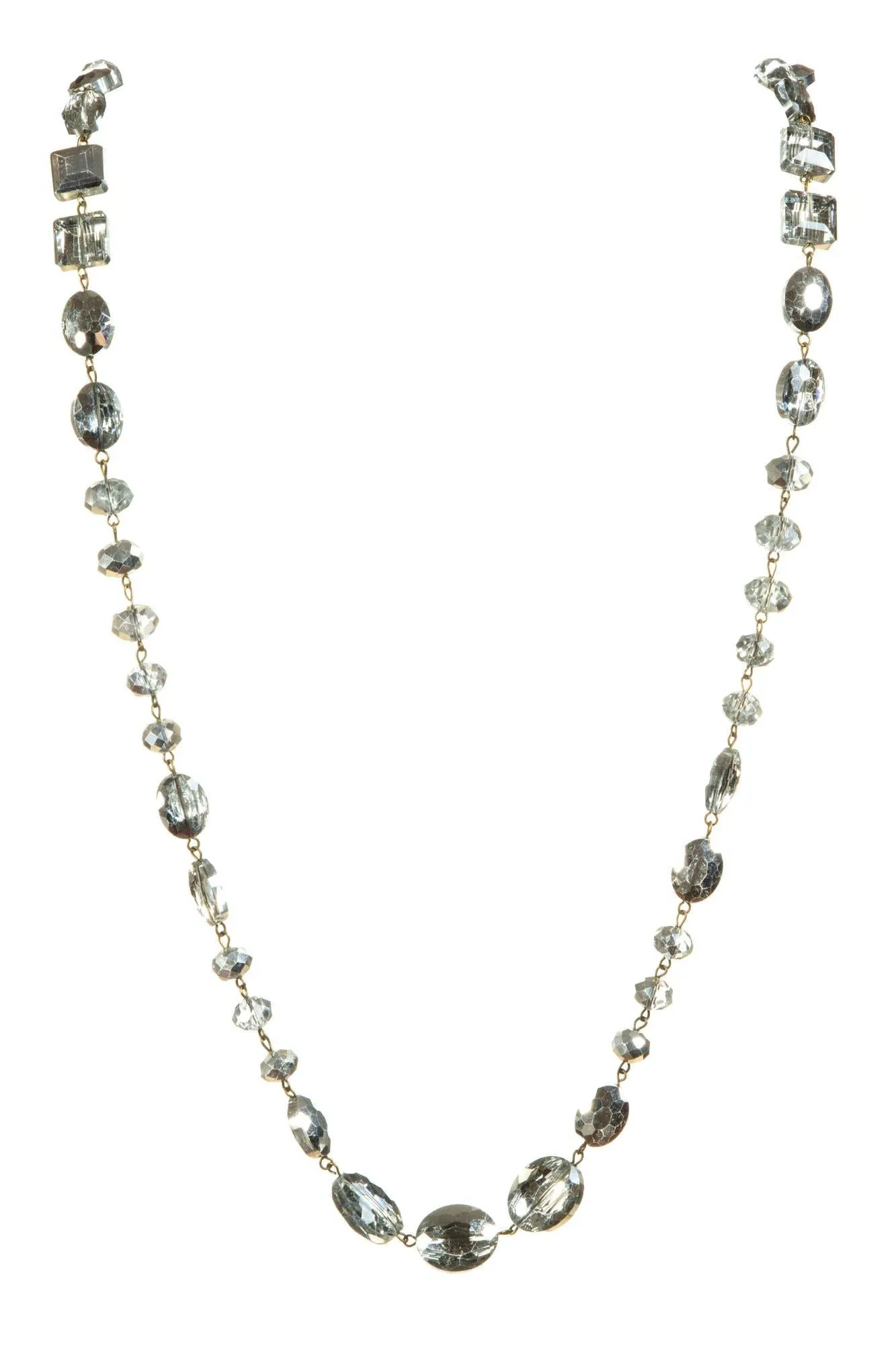 Classic Chandalier Crystal Long Necklaces N1130