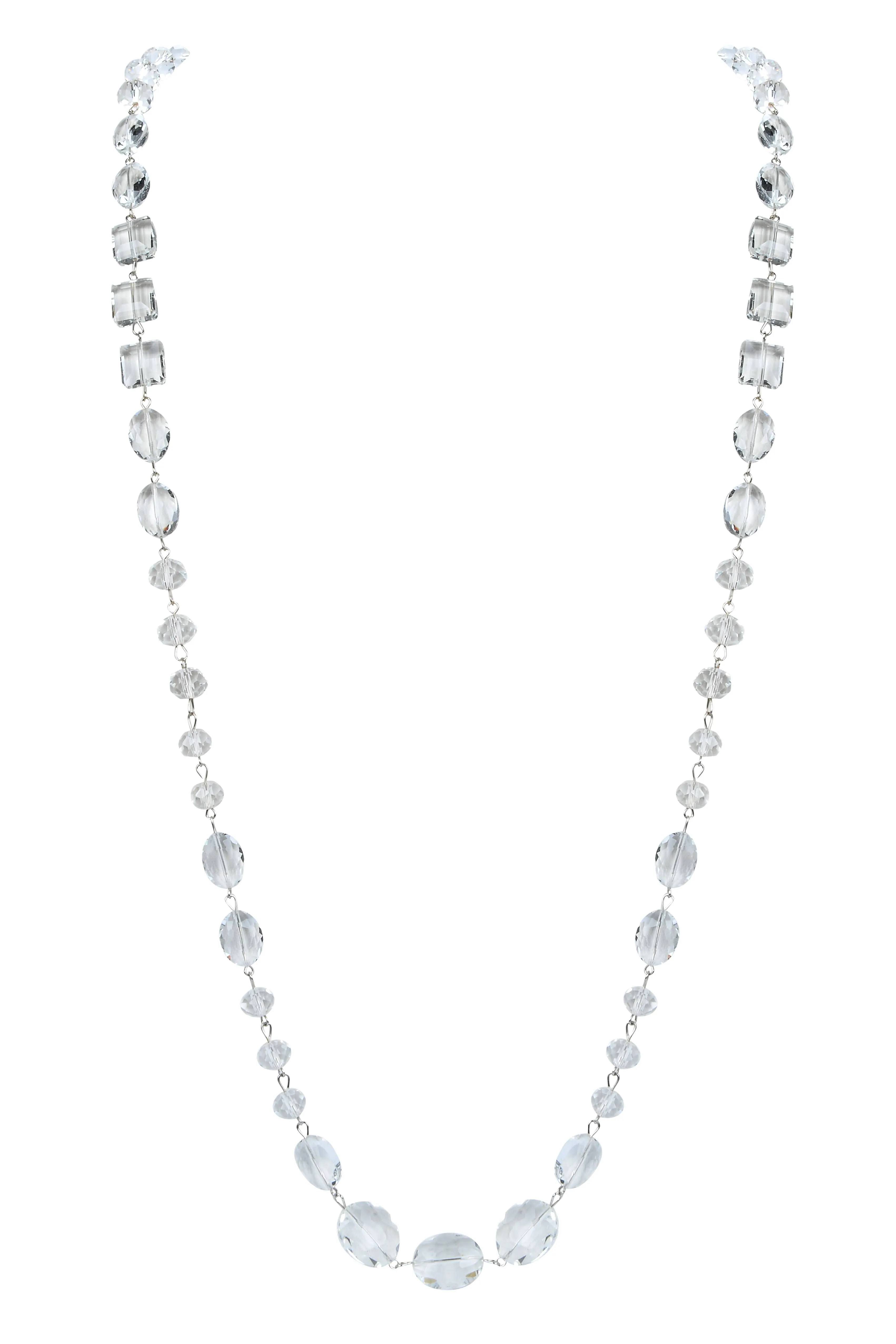 Classic Chandalier Crystal Long Necklaces N1130
