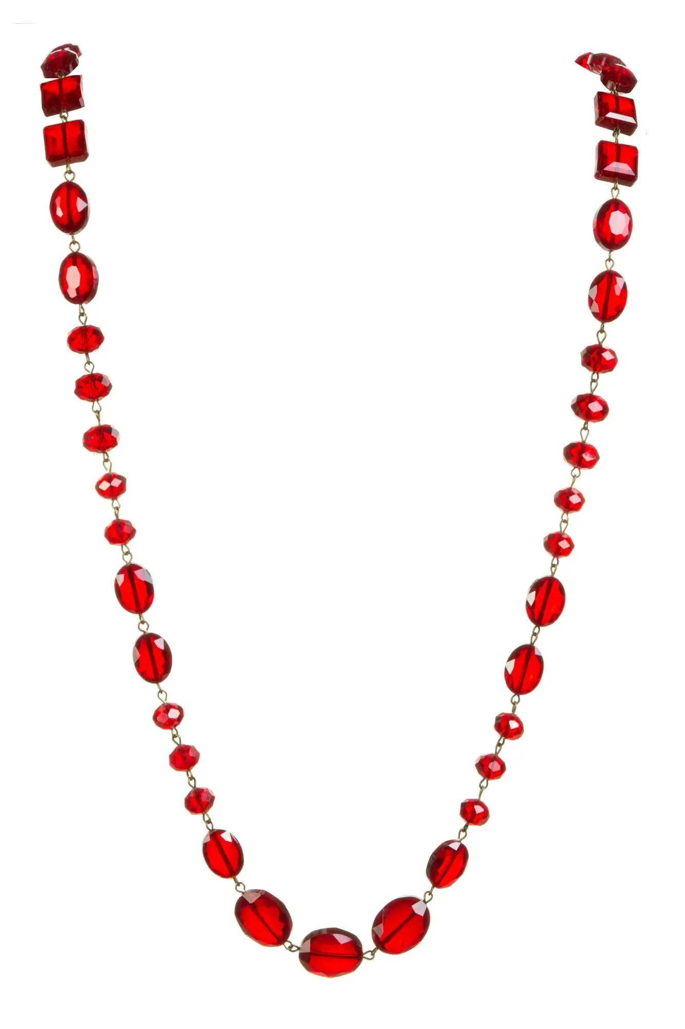 Classic Chandalier Crystal Long Necklaces N1130
