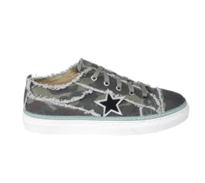 CLEARANCE- Aeory Camo Canvas Sneakers