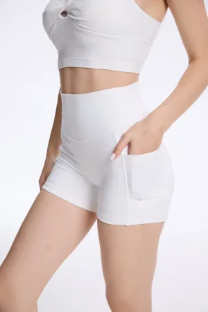 Cloud Core Pocket Biker Shorts with Pockets
