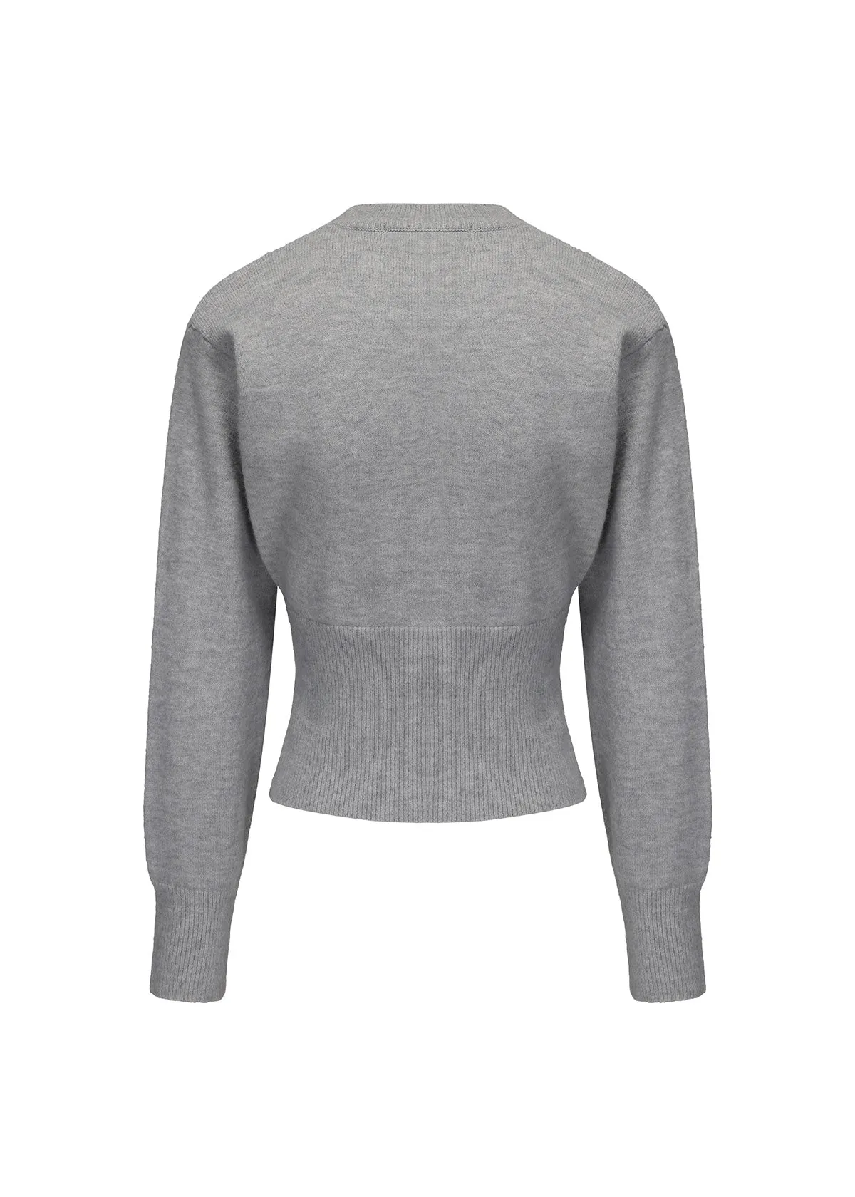 Coco Knit Top - Grey