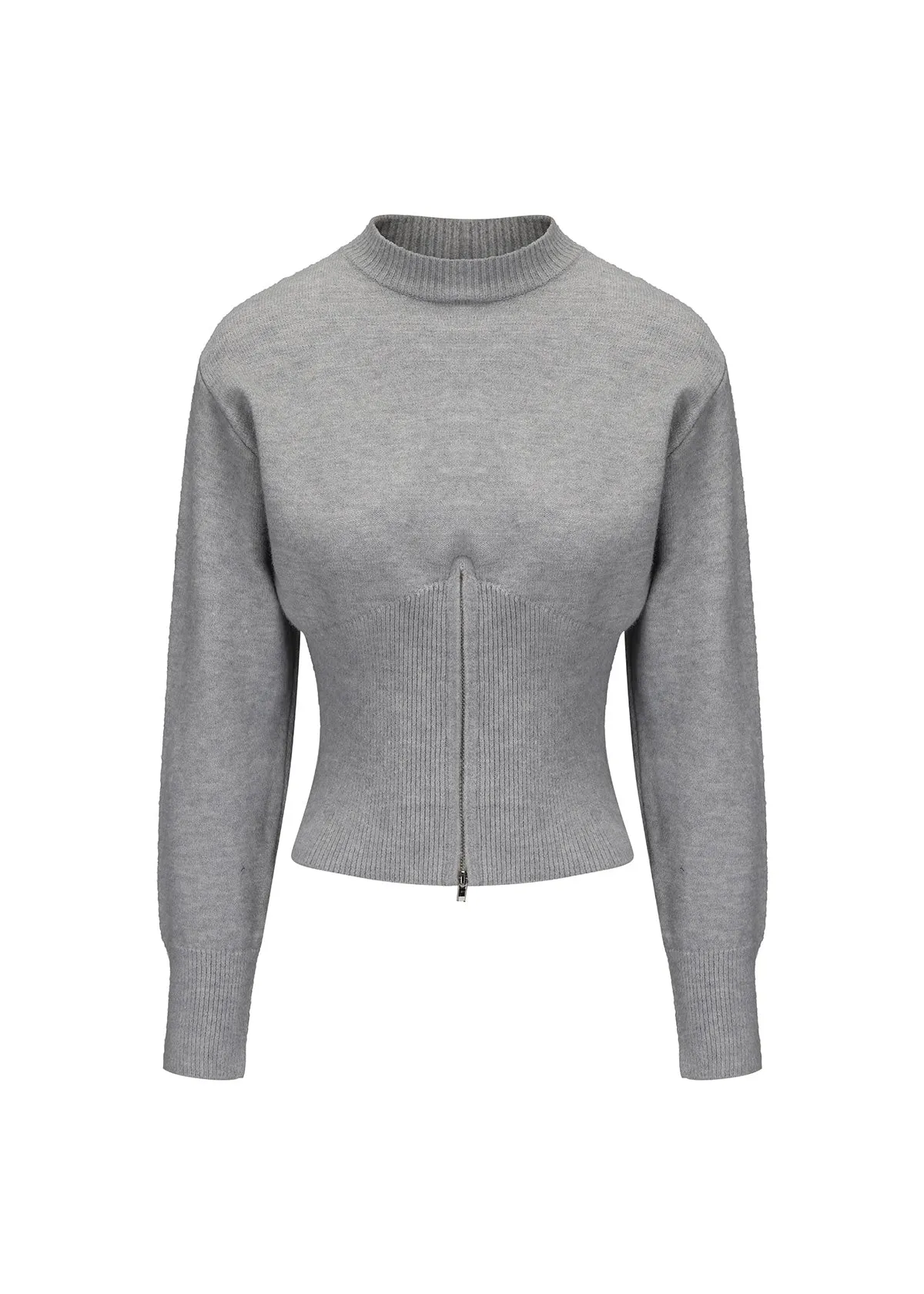 Coco Knit Top - Grey