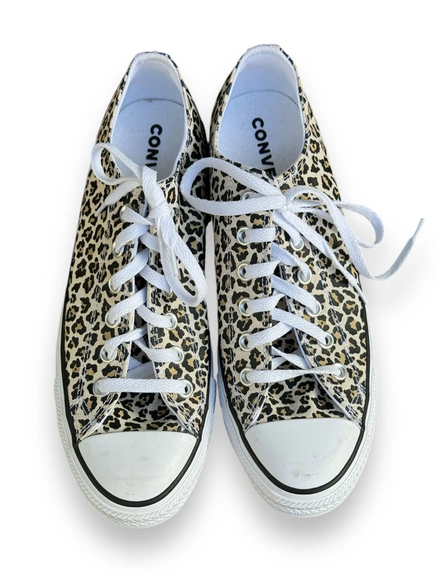 Converse Shoe Size 10 Leopard Sneakers