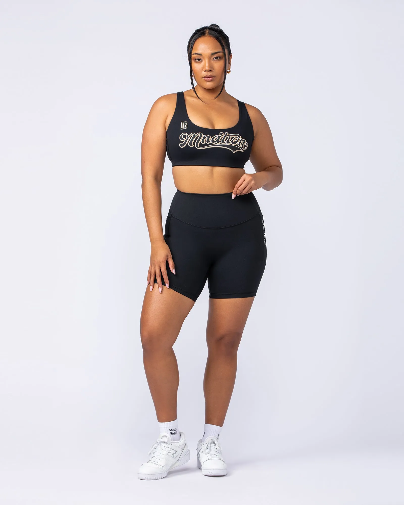Core Pocket Bike Shorts - Black