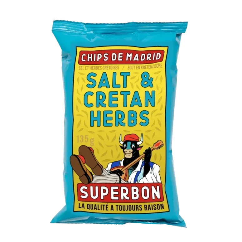 Cretan Herbs Potato Crisps 14 x 135g