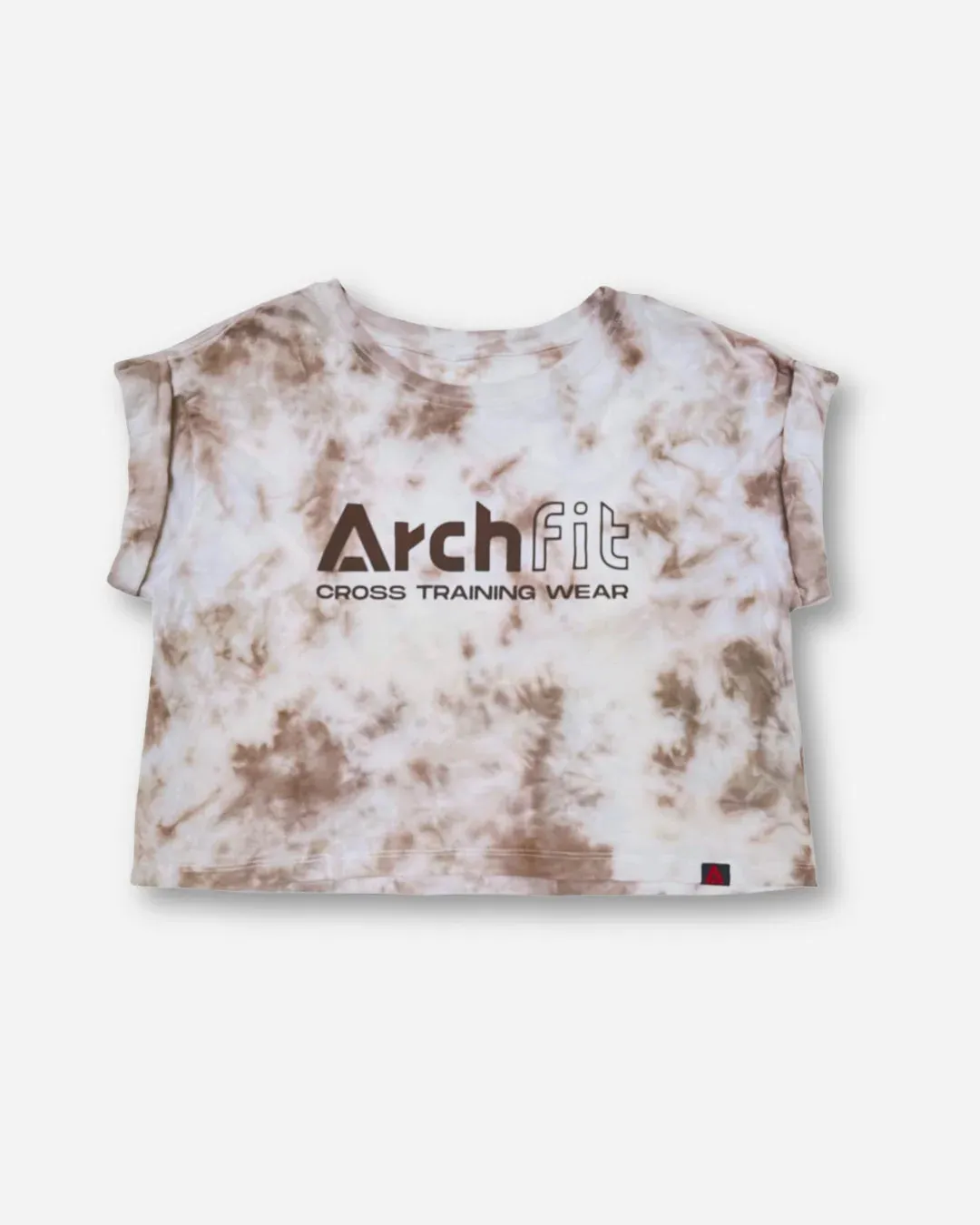 Crop Top tie dye 'ARCHFIT LOGO'