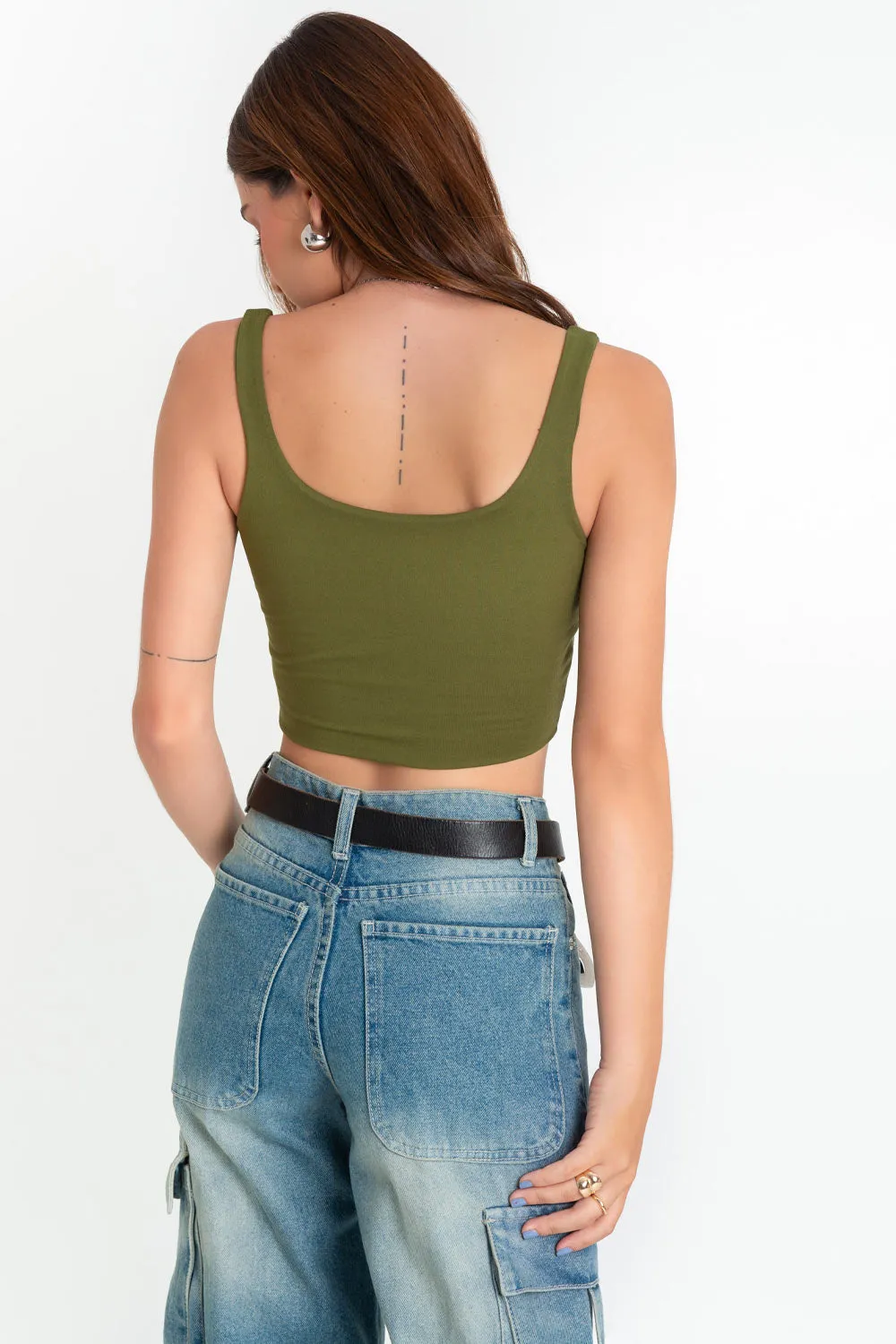 Crop top tirantes