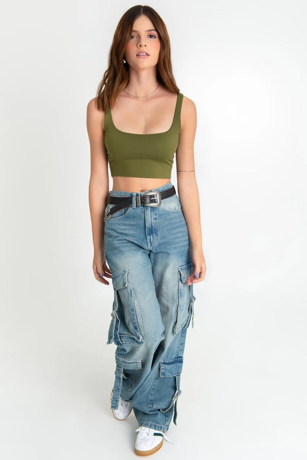 Crop top tirantes