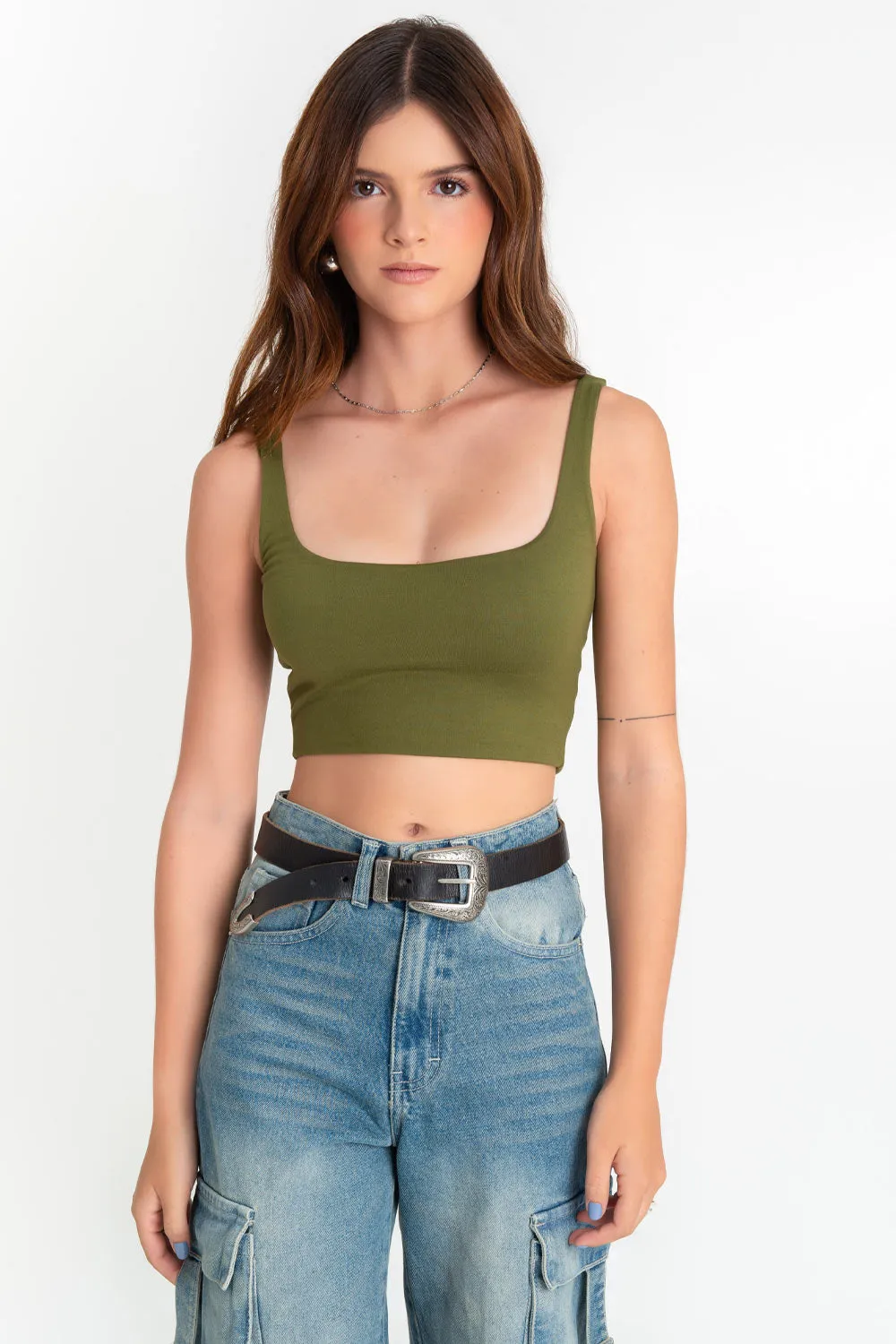 Crop top tirantes