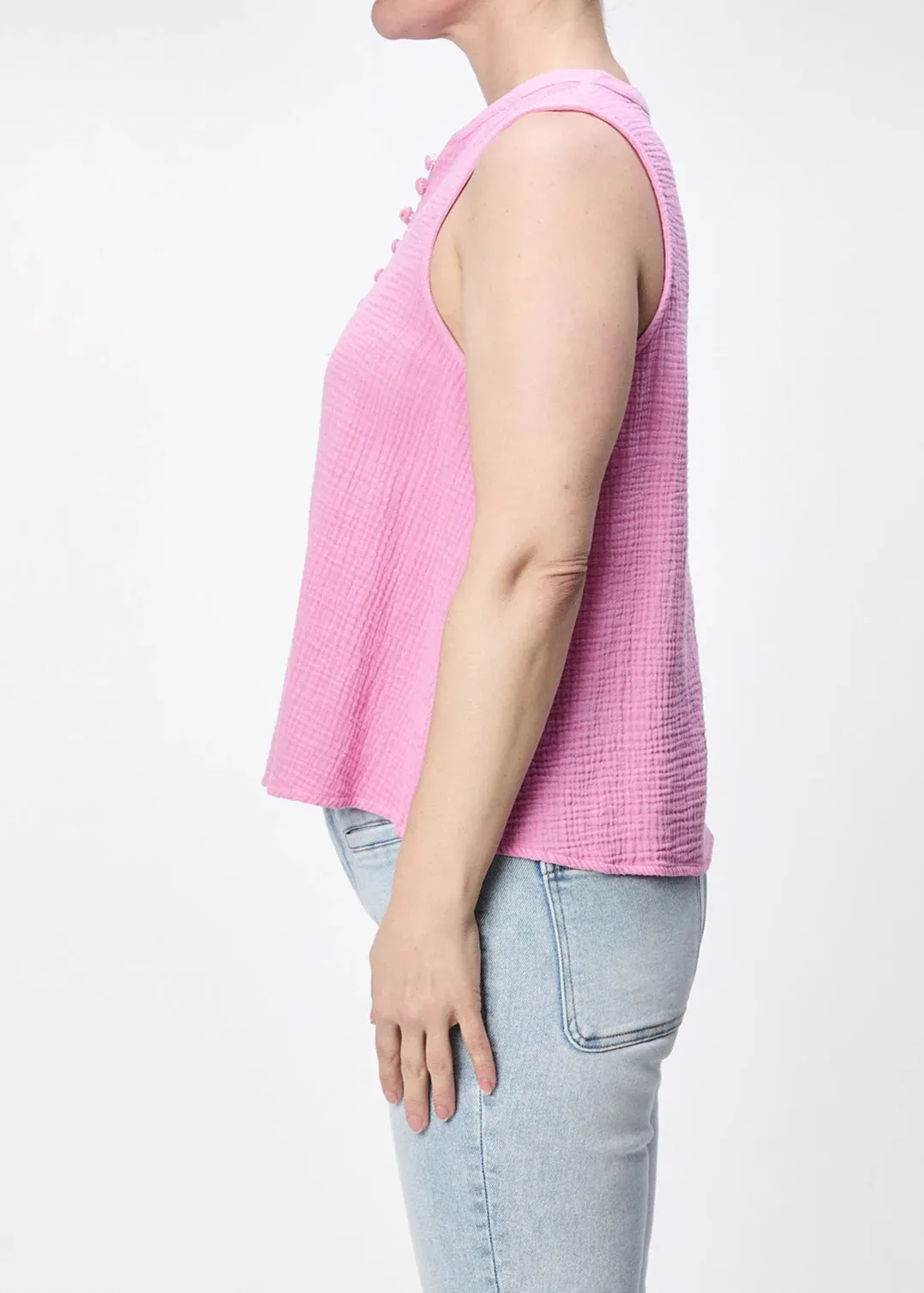 Dear John Gauze Top-Raja