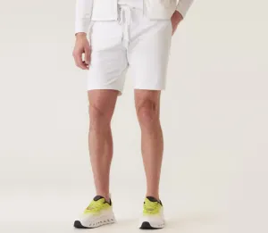 Deke Solarx Cargo Bermuda Shorts In Nano Nylon Warp Knit - White