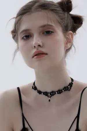 Double Beaded Choker Necklace