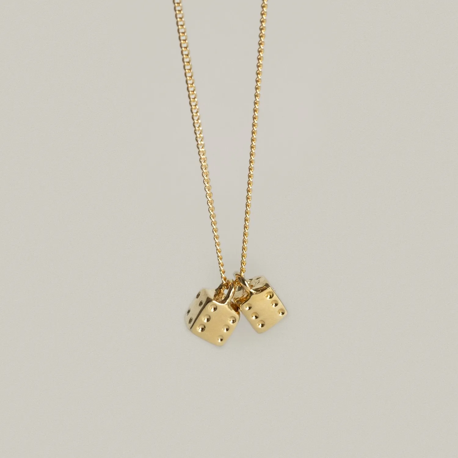 Double Dice Necklace