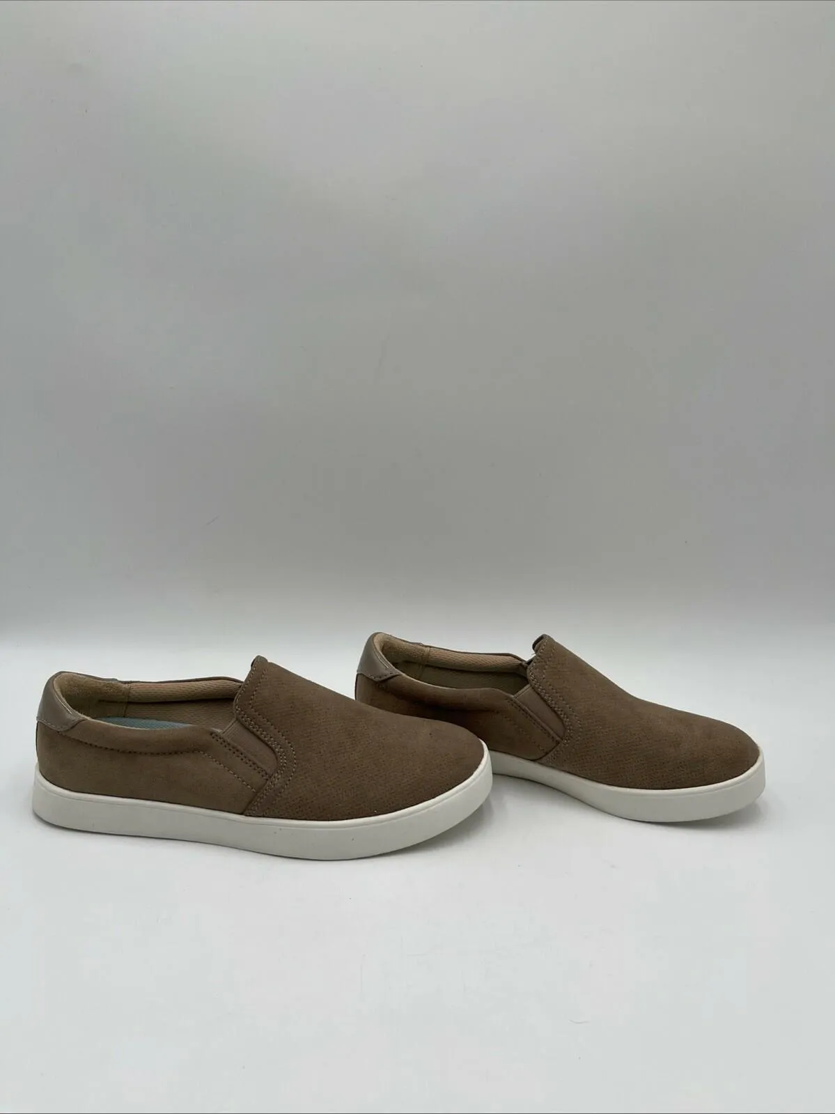 Dr. Scholl's Women's Madison Slip On Sneakers Brown Size 6.5M - Very Good