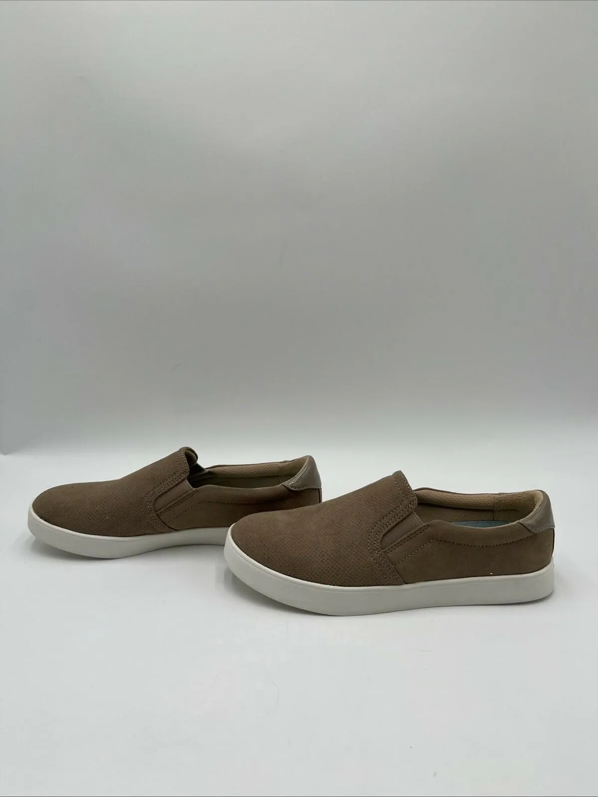 Dr. Scholl's Women's Madison Slip On Sneakers Brown Size 6.5M - Very Good