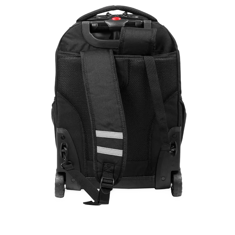 Duo Rolling Backpack With Detachable Lunch Box Set (18 Inch) in Black