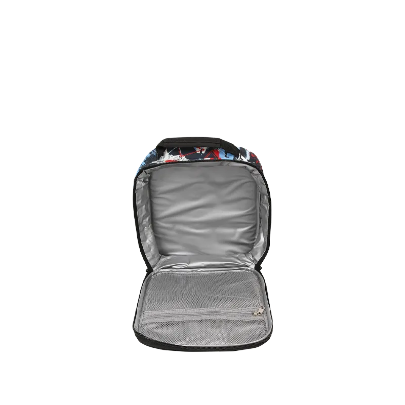 Duo Rolling Backpack With Detachable Lunch Box Set (18 Inch) in Graffiti