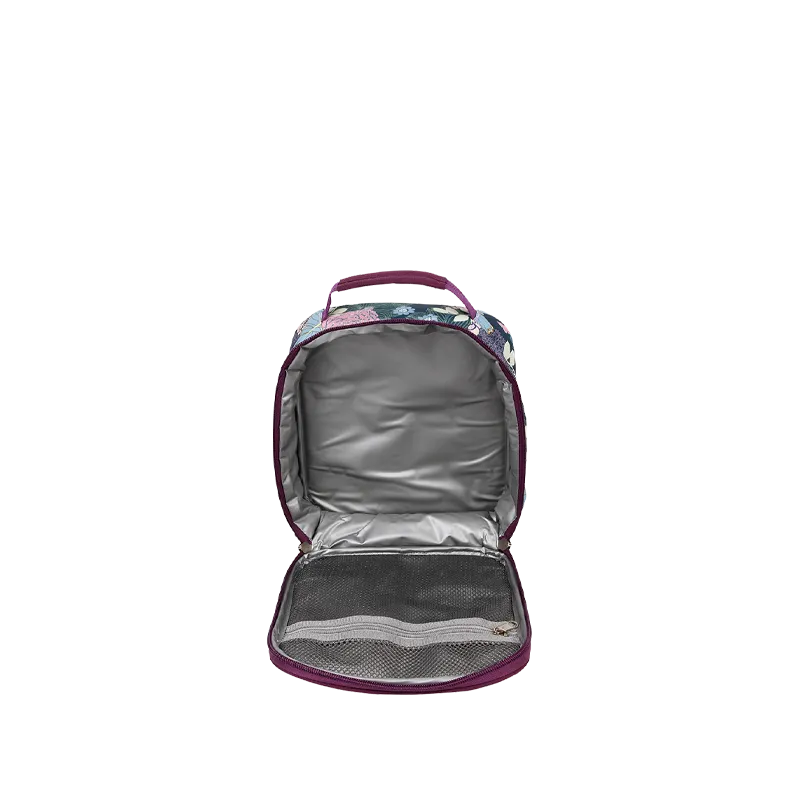 Duo Rolling Backpack With Detachable Lunch Box Set (18 Inch) in Secret Garden