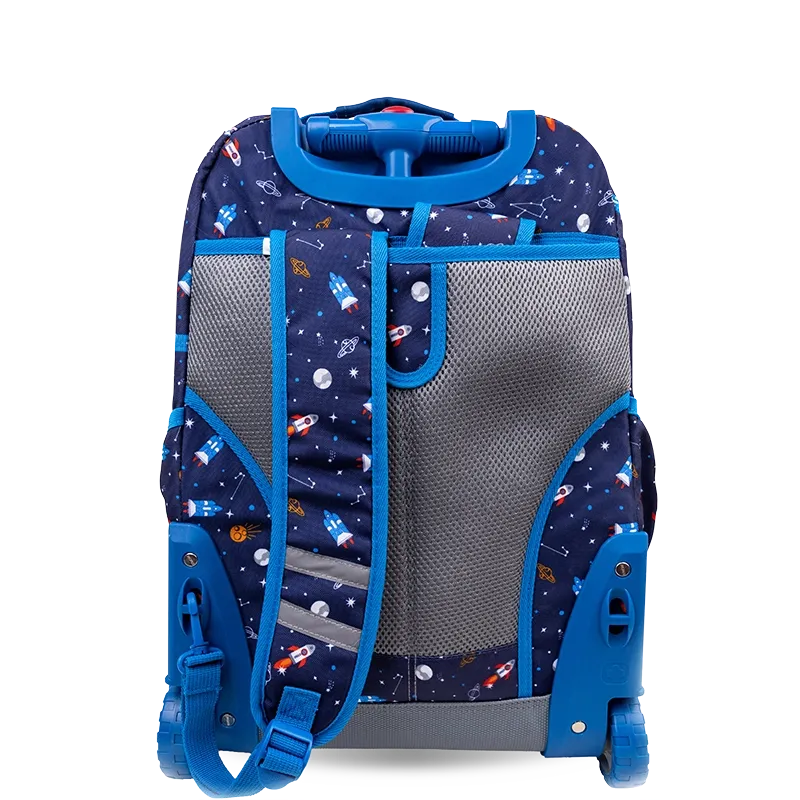 Duo Rolling Backpack With Detachable Lunch Box Set (18 Inch) in Spaceship