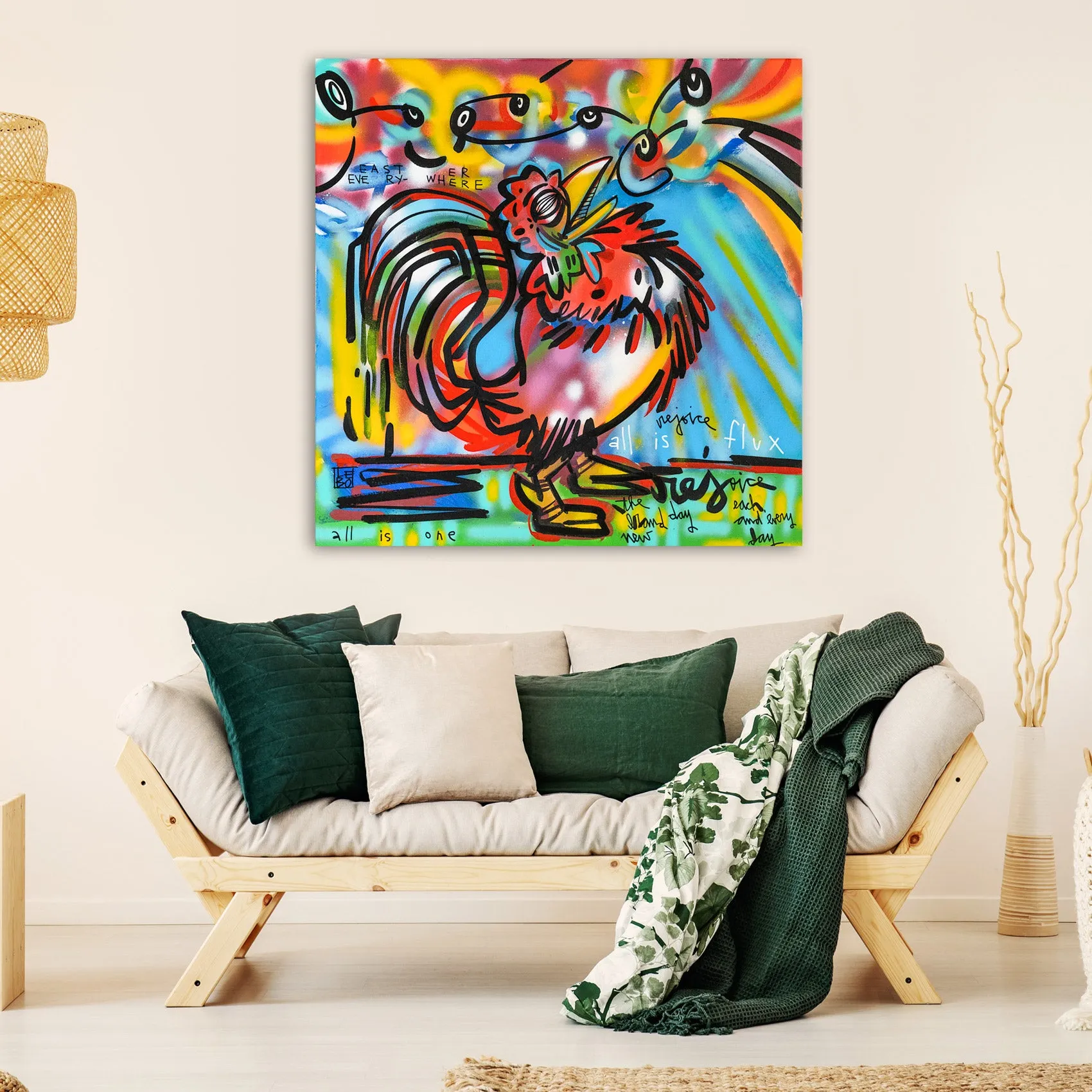 Easter Everywhere - Published Art - Lebo Brushed Aluminum Artbond