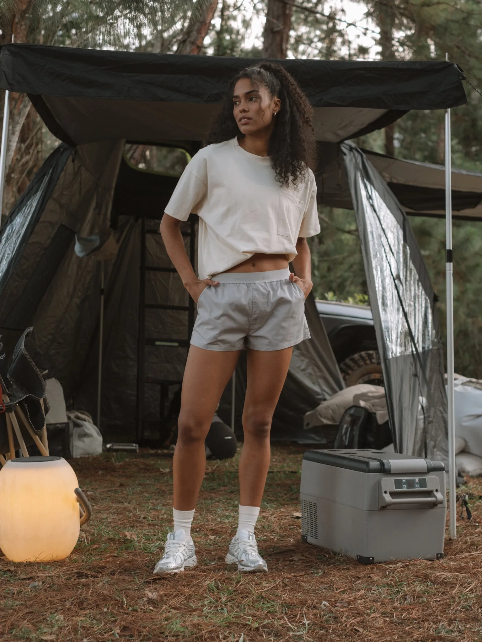 EASY MINI SHORT - GRAFITO GRAY