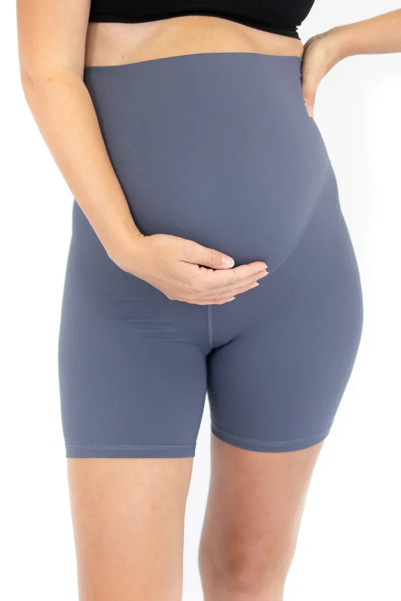 emama Maternity Bike Shorts - Twilight