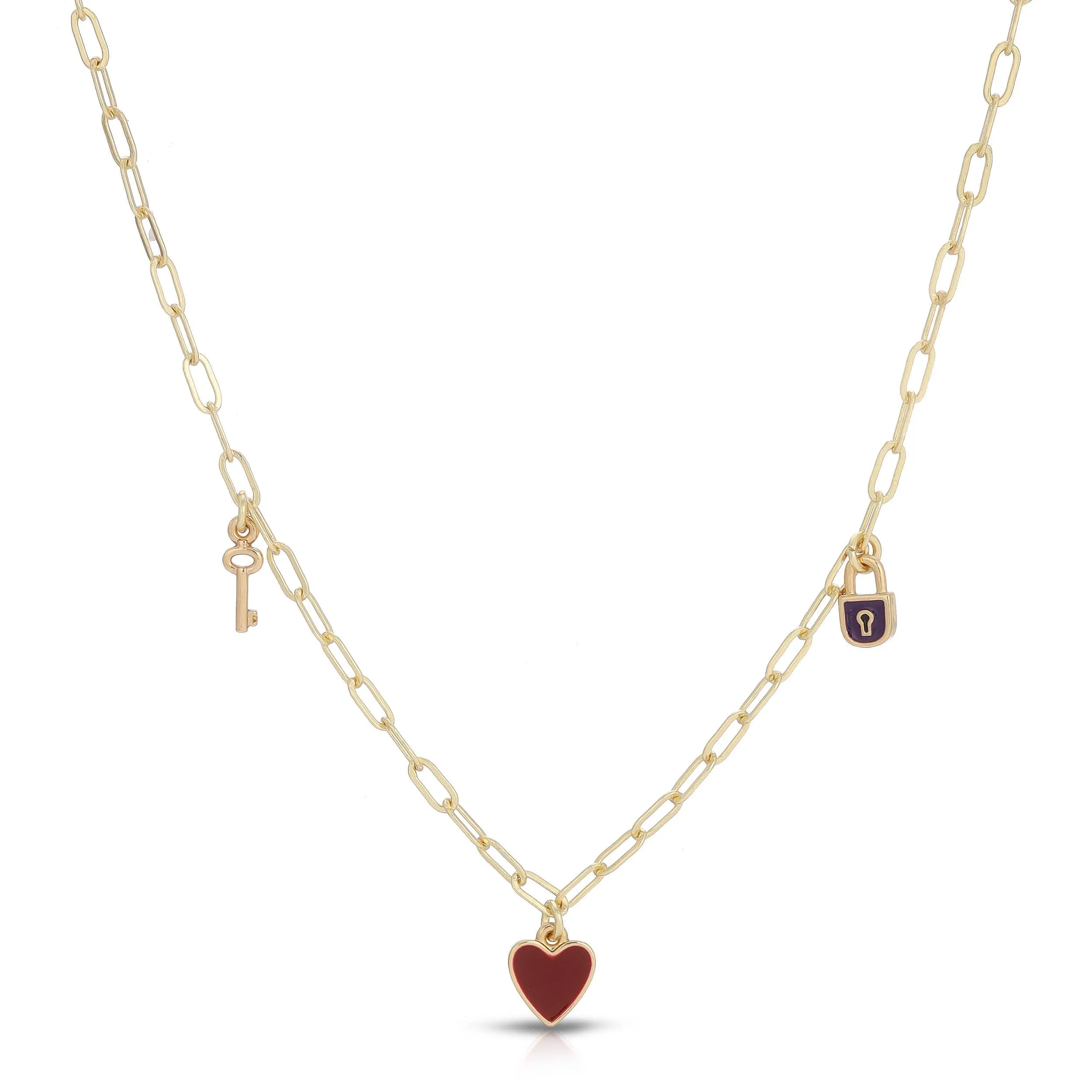 ENAMEL TREASURE NECKLACES