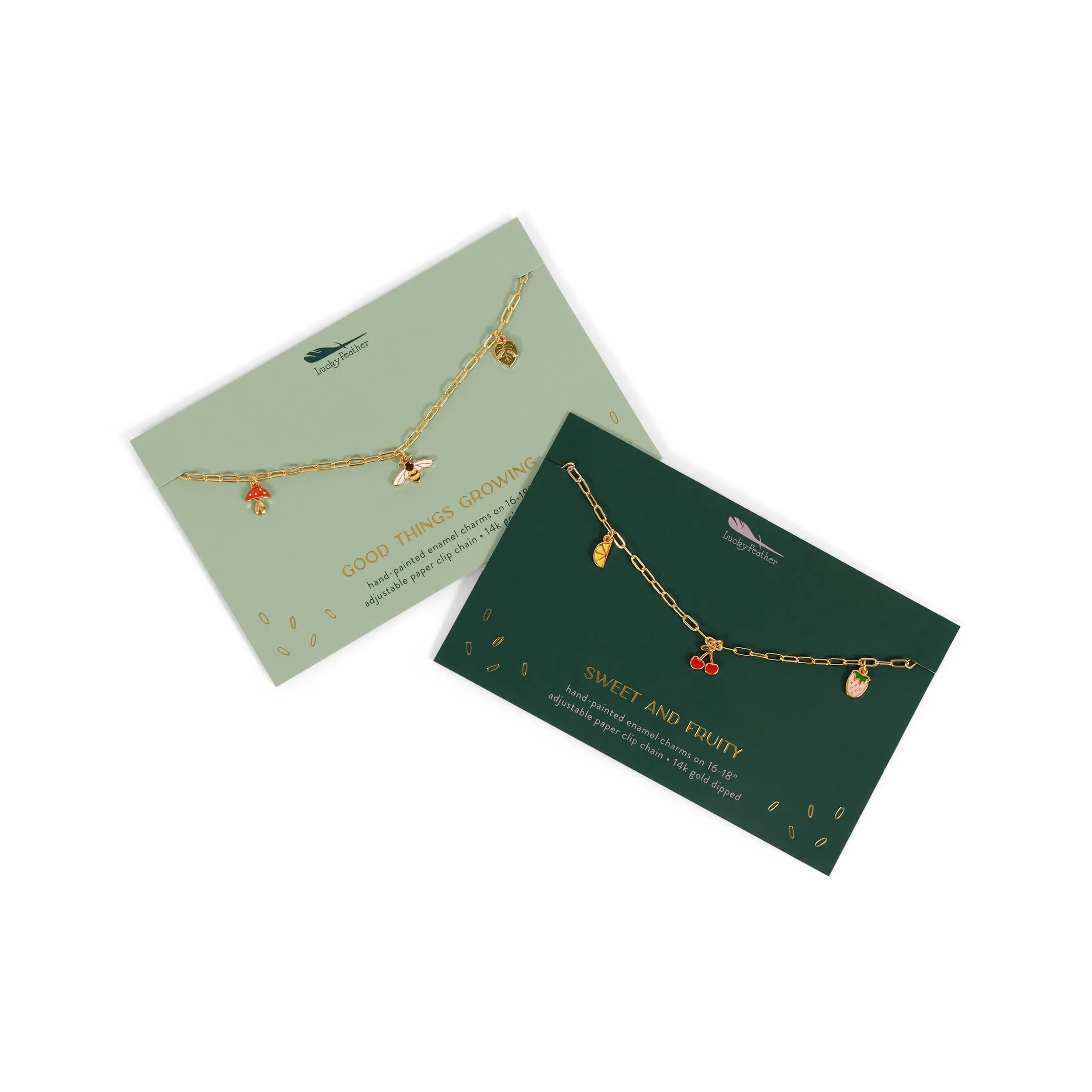 ENAMEL TREASURE NECKLACES