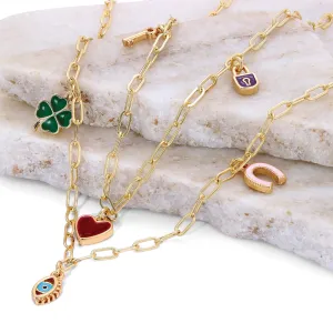 ENAMEL TREASURE NECKLACES