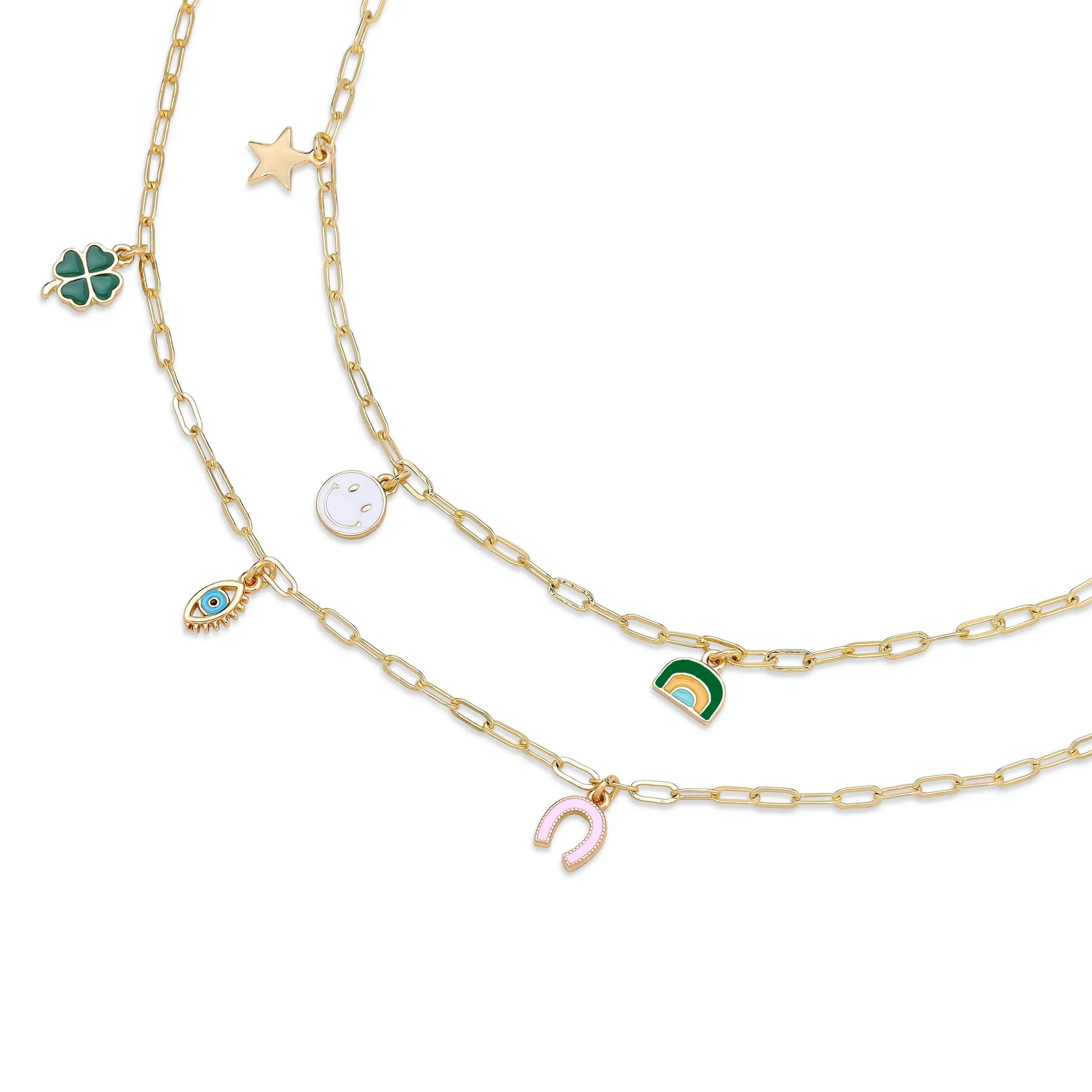 ENAMEL TREASURE NECKLACES