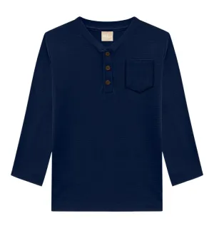 Essential Henley - Navy